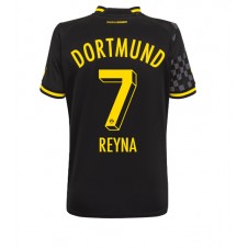 Borussia Dortmund Giovanni Reyna #7 Bortatröja Dam 2022-23 Korta ärmar